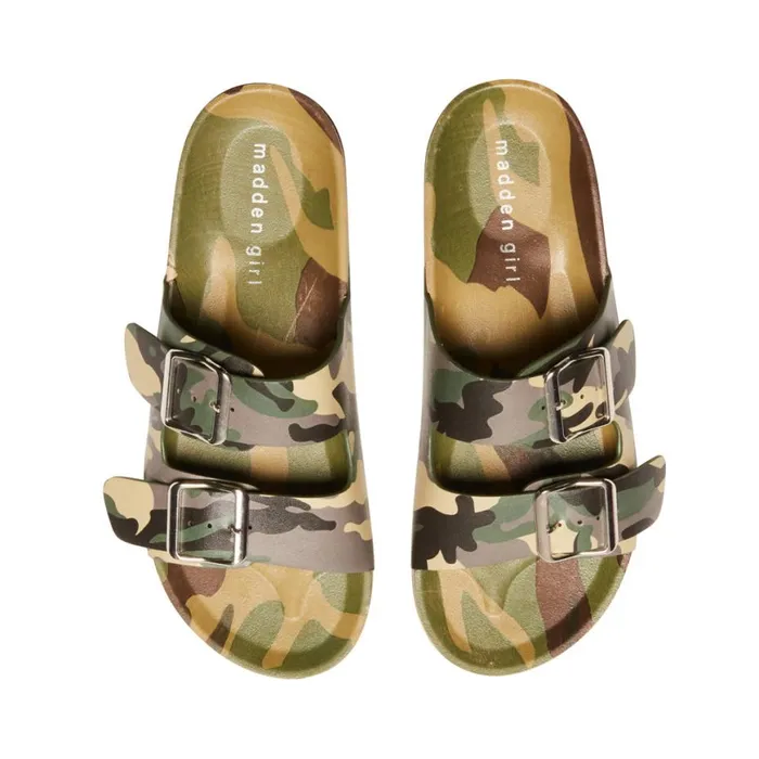 Steve Madden TeddyT Camouflage Womens Sandals