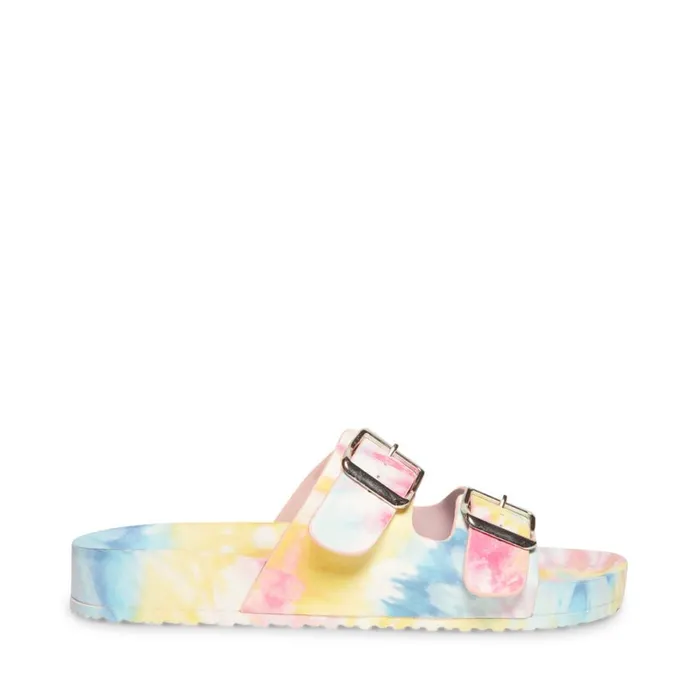 Steve Madden TeddyT Pastel Multi Womens Sandals