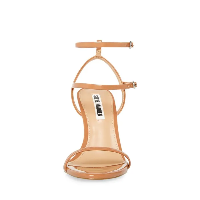 Steve Madden Theresa Camel Patent Womens Heels