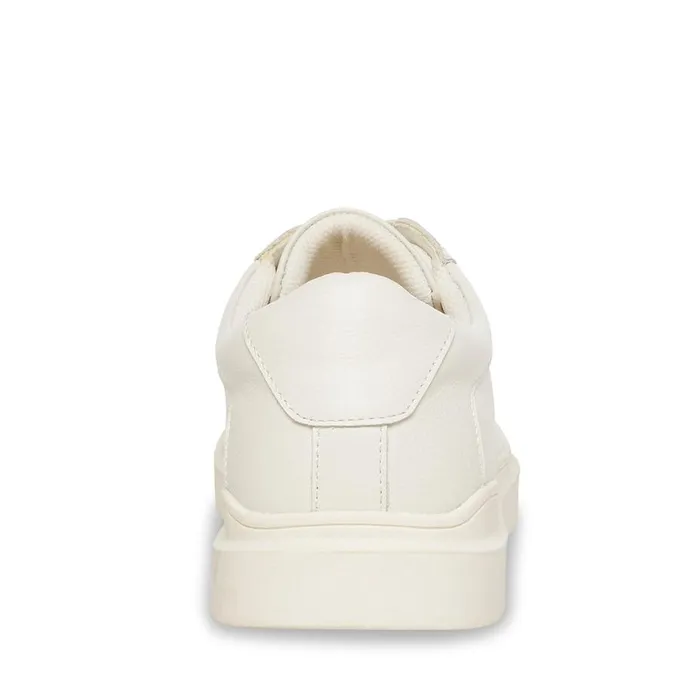 Steve Madden Tilton White Leather Mens Sneakers