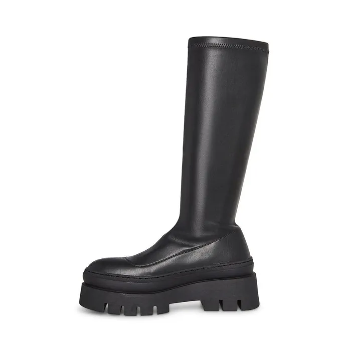 Steve Madden Titan Black Womens Boots and Booties Steve Madden Titan Black Womens Boots and Booties