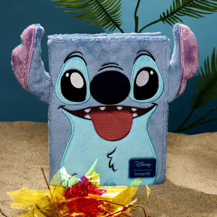 Stitch Plush Cosplay Refillable Stationery Journal Unisex Loungefly Small Accessories