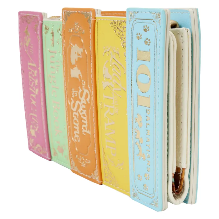Stitch Shoppe Disney Exclusive Classic Books Volume 2 Flap Wallet Unisex Loungefly Bags and Wallets Stitch Shoppe Disney Exclusive Classic Books Volume 2 Flap Wallet Unisex Loungefly Bags and Wallets