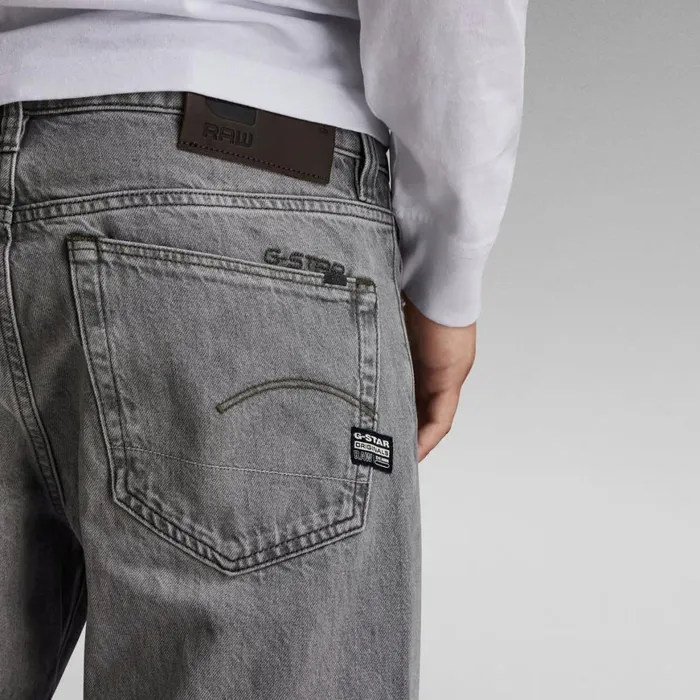 Straight Men GStar RAW 3301 Straight Jeans Faded Grey Limestone
