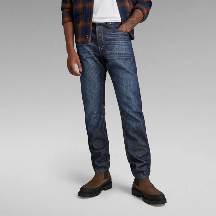 Straight Men GStar RAW Triple A Regular Straight Jeans Worn In Pacific