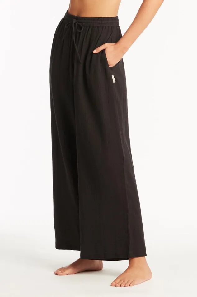 Sunset Beach Pant Sunset Black Women Sea Level Pants