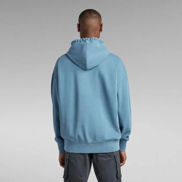 Sweatshirts and Hoodies Men GStar RAW Garment Dyed Oversized Hoodie Nitro