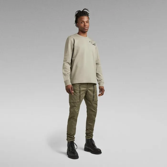 Sweatshirts and Hoodies Men GStar RAW Lightweight Moto Sweater Shamrock
