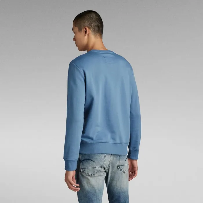 Sweatshirts and Hoodies Men GStar RAW Regular Sweater Azul