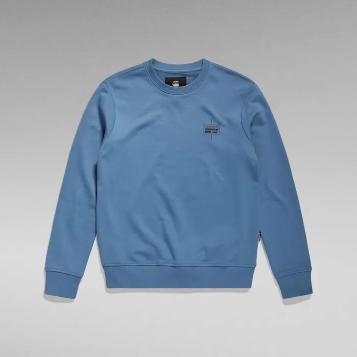 Sweatshirts and Hoodies Men GStar RAW Regular Sweater Azul