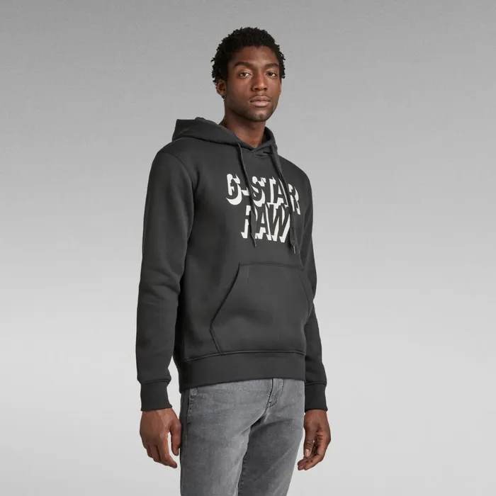 Sweatshirts and Hoodies Men GStar RAW Retro Shadow Graphic Hooded Sweater Cloack
