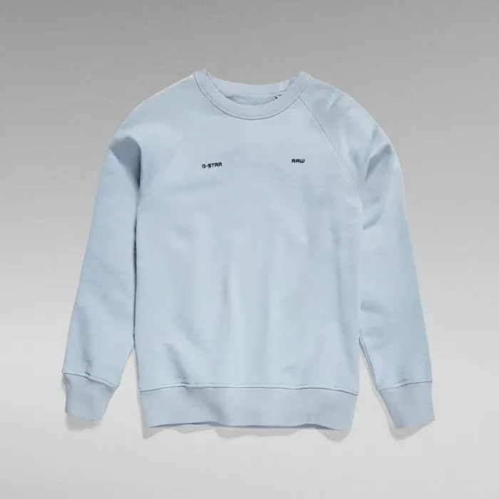 Sweatshirts and Hoodies Men GStar RAW Tape Raglan Sweater Faze Blue