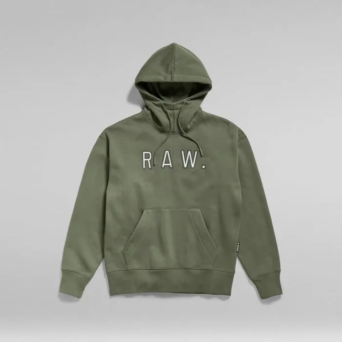 Sweatshirts and Hoodies Men GStar RAW Vulcanic RAW Loose Hooded Sweater Light Hunter