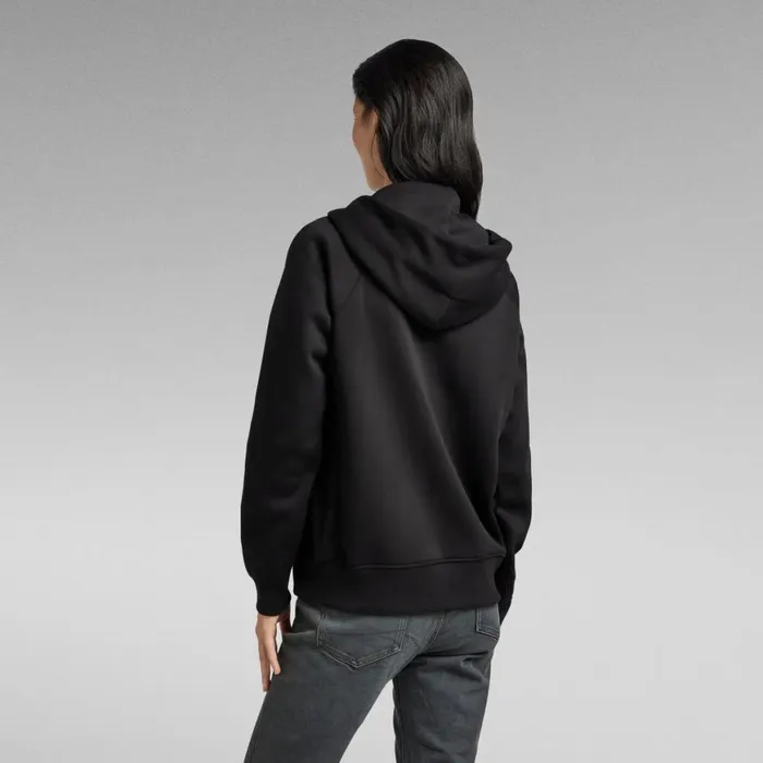 Sweatshirts and Hoodies Women GStar RAW Premium Core 20 Hooded Zip Through Sweater Dark Black
