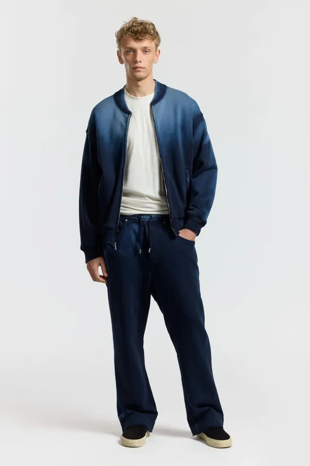 Sweatshirts Men COTTON CITIZEN Berlin Bomber Jacket Navy Cast Sweatshirts Men COTTON CITIZEN Berlin Bomber Jacket Navy Cast