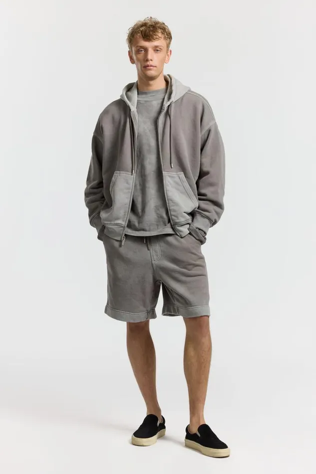 Sweatshirts Men COTTON CITIZEN Boston Zip Hoodie Vintage Cement Sweatshirts Men COTTON CITIZEN Boston Zip Hoodie Vintage Cement