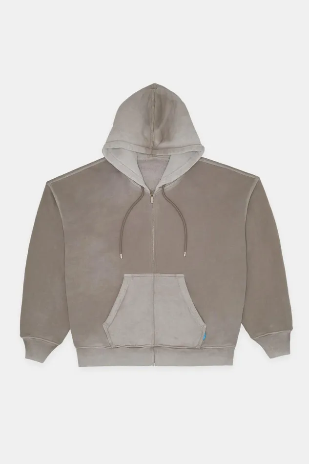 Sweatshirts Men COTTON CITIZEN Boston Zip Hoodie Vintage Cement Sweatshirts Men COTTON CITIZEN Boston Zip Hoodie Vintage Cement