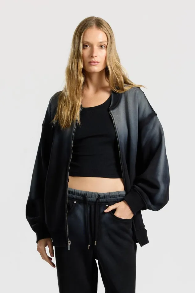 Sweatshirts Women COTTON CITIZEN Berlin Bomber Jacket Black Cast