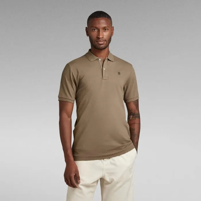 TShirts and Polos Men GStar RAW Dunda Slim Polo Deep Walnut