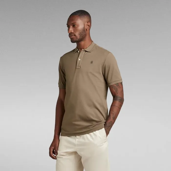 TShirts and Polos Men GStar RAW Dunda Slim Polo Deep Walnut