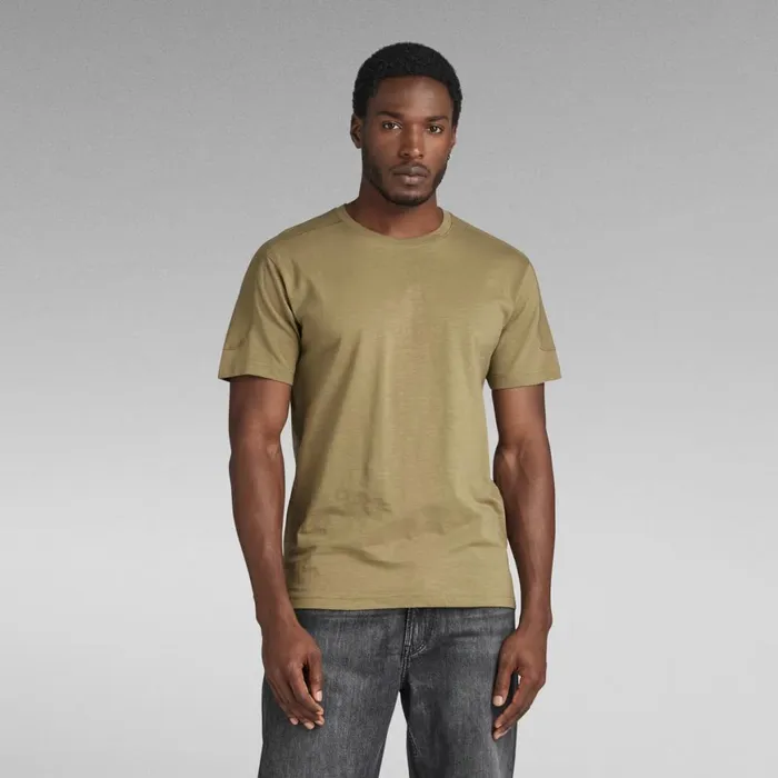 TShirts and Polos Men GStar RAW Korpaz Text TShirt Smoke Olive