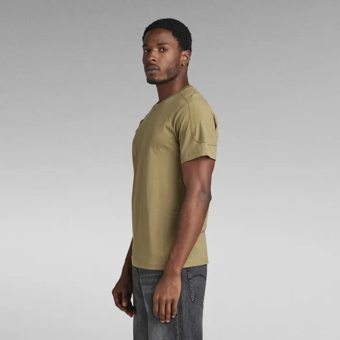 TShirts and Polos Men GStar RAW Korpaz Text TShirt Smoke Olive