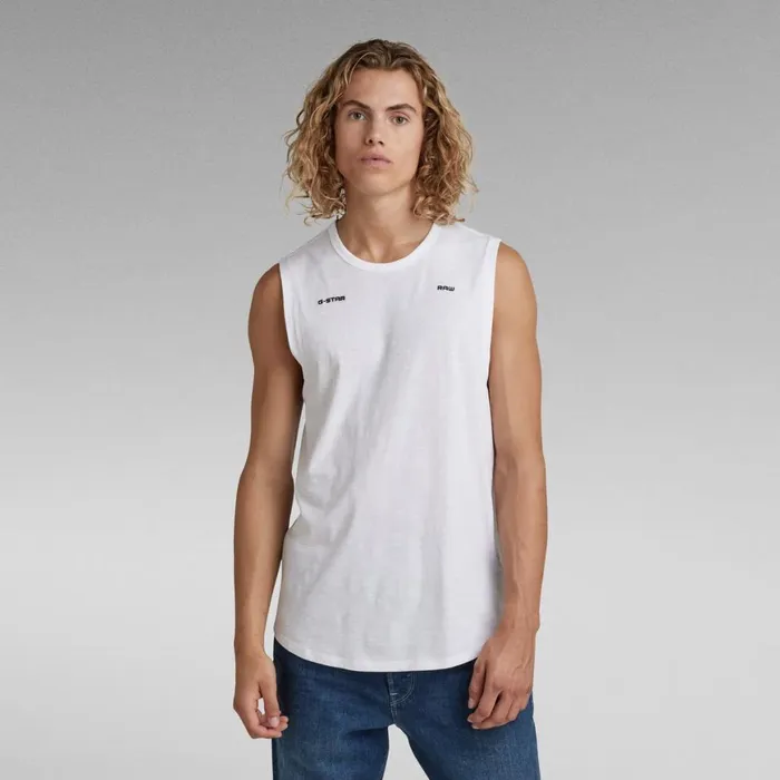 TShirts and Polos Men GStar RAW Lash Tank Top White