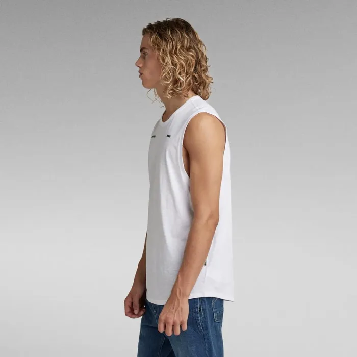 TShirts and Polos Men GStar RAW Lash Tank Top White