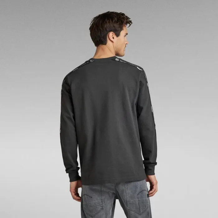 TShirts and Polos Men GStar RAW Lightweight Logo Tape Sweater Cloack