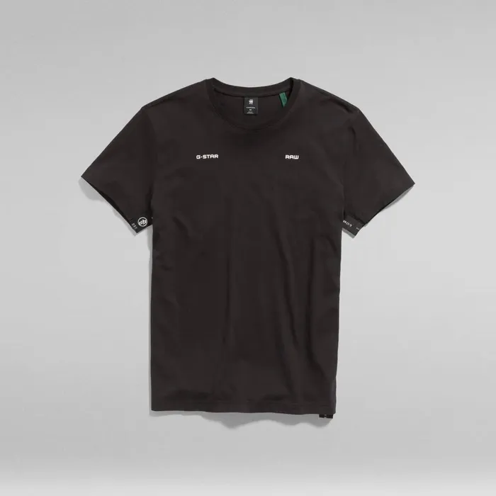 TShirts and Polos Men GStar RAW Logo Tape TShirt Dark Black