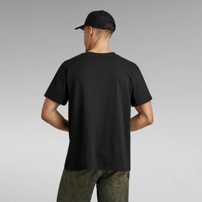 TShirts and Polos Men GStar RAW Loose Round Neck TShirt Dark Black