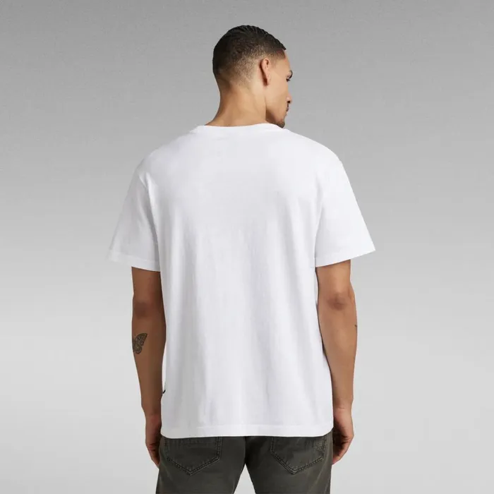 TShirts and Polos Men GStar RAW Loose Round Neck TShirt White