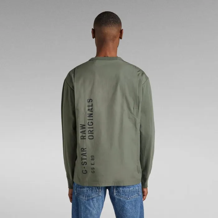 TShirts and Polos Men GStar RAW Utility Mix Boxy TShirt Light Hunter