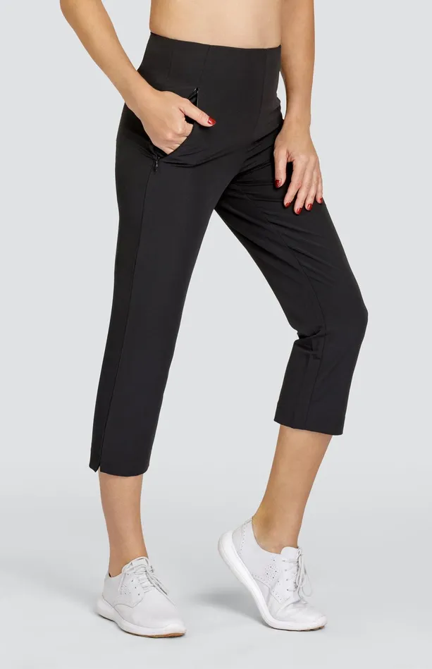 Tail Activewear Allure 22034 Capri 8211 Onyx Black Women Capris