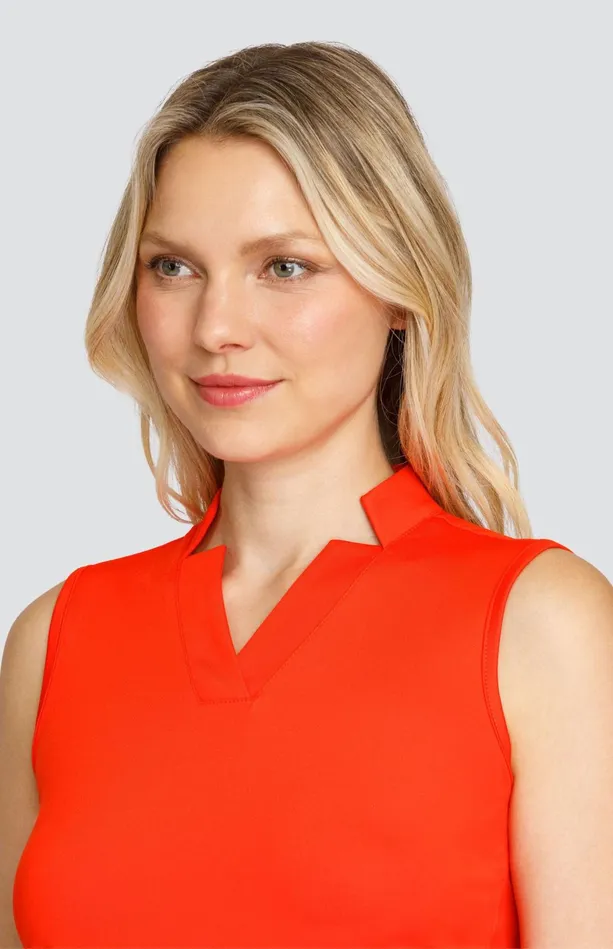 Tail Activewear Araminthia Top 8211 Cherry Tomato Women Sleeveless