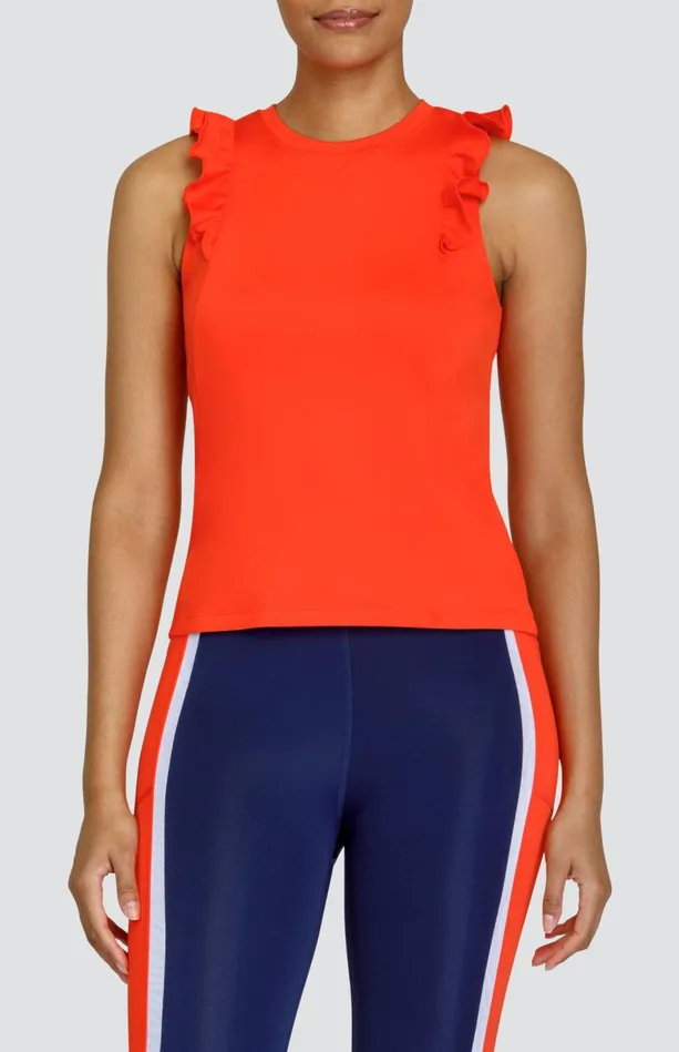 Tail Activewear Brinkley Tank 8211 Cherry Tomato Women Tanks