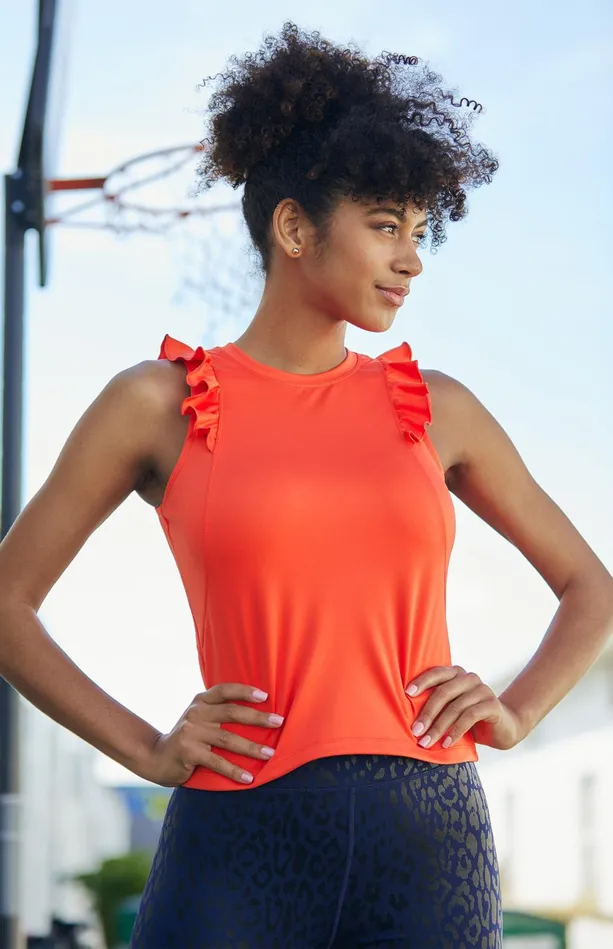 Tail Activewear Brinkley Tank 8211 Cherry Tomato Women Tanks