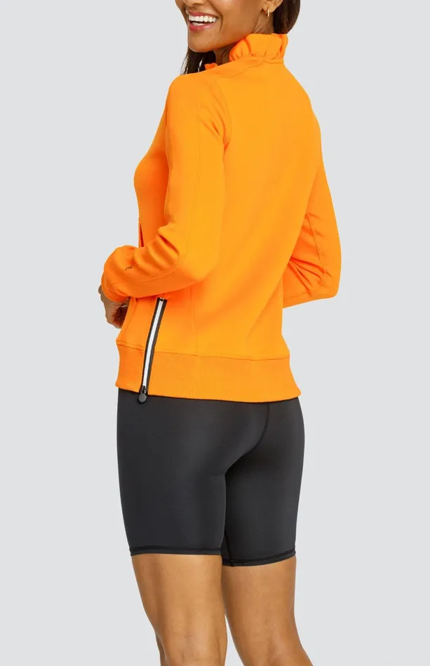 Tail Activewear Condoleezza Vibrant Orange Pullover Women Long Sleeve