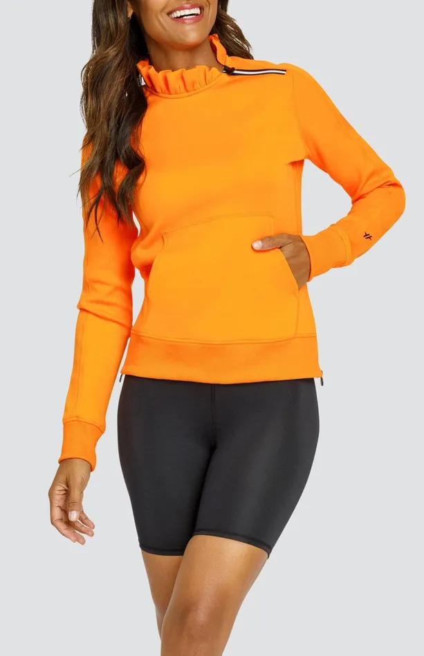 Tail Activewear Condoleezza Vibrant Orange Pullover Women Long Sleeve