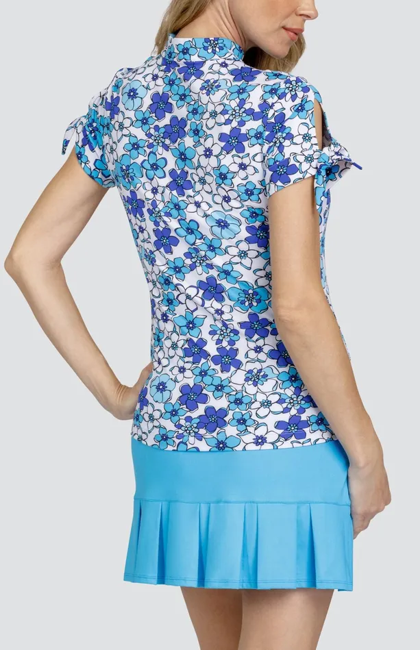 Tail Activewear Mariel Top 8211 Daffodil Ditsy Women Short Sleeve