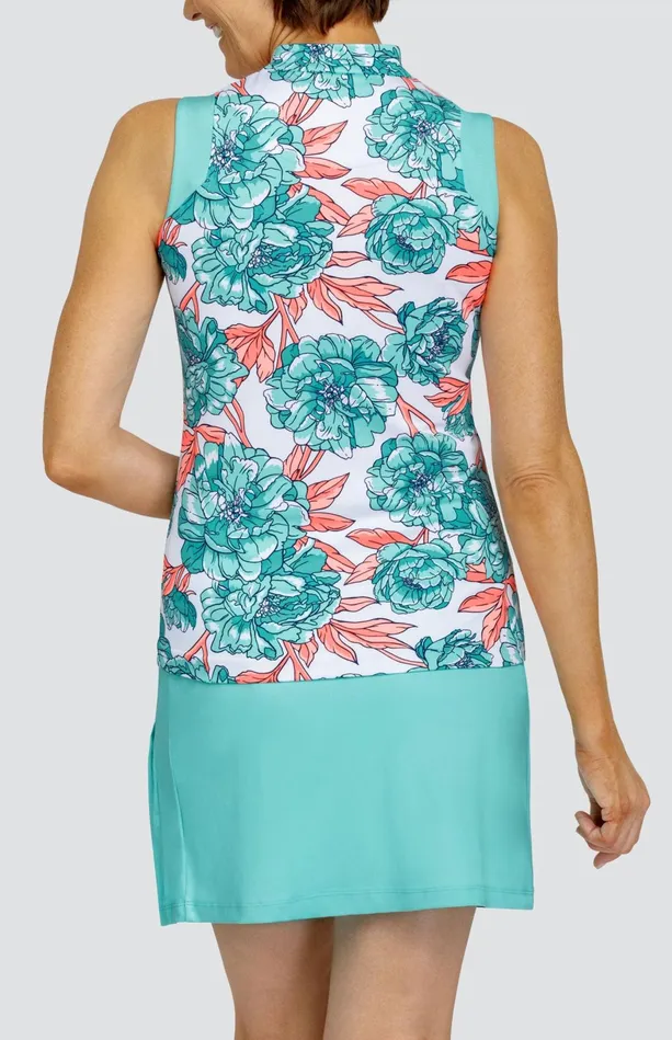 Tail Activewear Patti Top 8211 Peony Blooms Women Sleeveless
