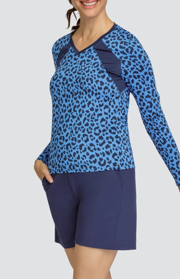 Tail Activewear Prue Top 8211 Ditsy Leopard Women Long Sleeve