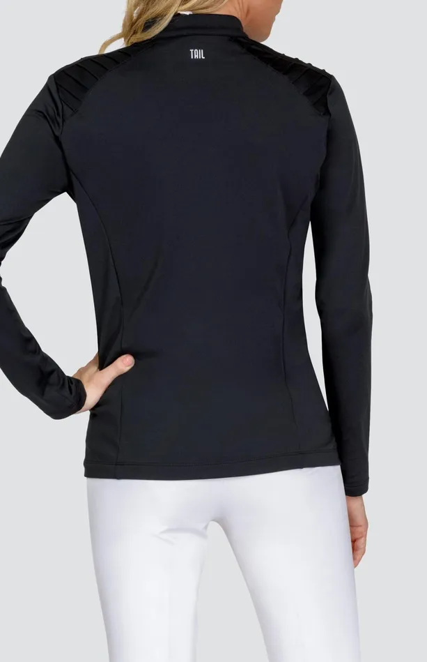 Tail Activewear Siona Jacket 8211 Onyx Black Women Jackets And Vests