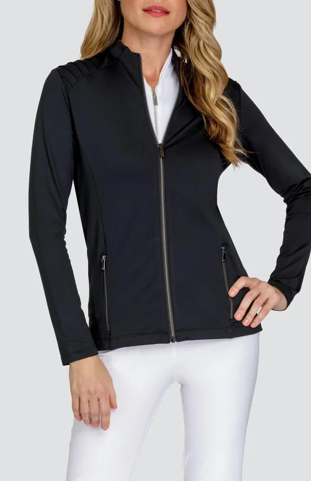 Tail Activewear Siona Jacket 8211 Onyx Black Women Jackets And Vests