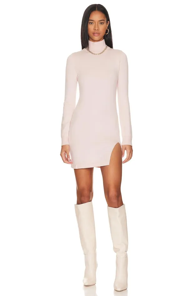 Tamarin Sweater Dress Baby Pink Women Lovers and Friends Dresses