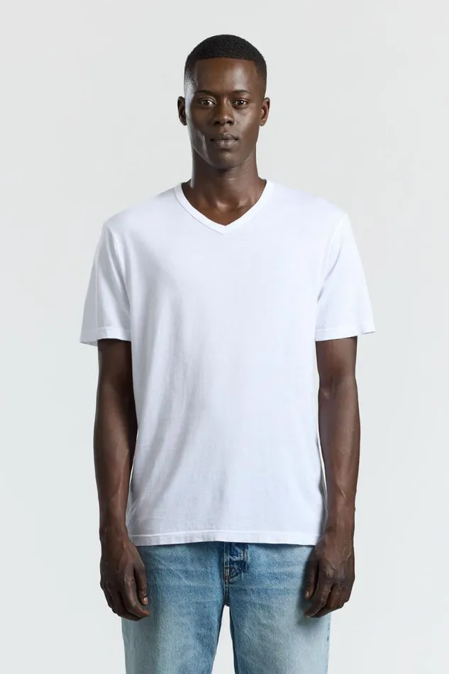 Tees Men COTTON CITIZEN Classic VNeck Tee White