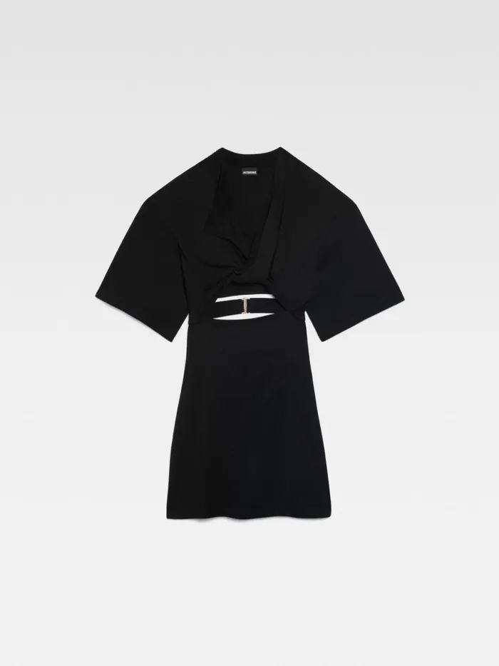 The Bahia Tshirt Dress Black Women JACQUEMUS Dresses and Skirts The Bahia Tshirt Dress Black Women JACQUEMUS Dresses and Skirts