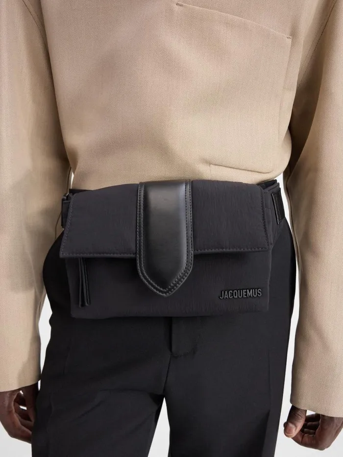 The Bambino Bum Bag Black Men JACQUEMUS Bags The Bambino Bum Bag Black Men JACQUEMUS Bags
