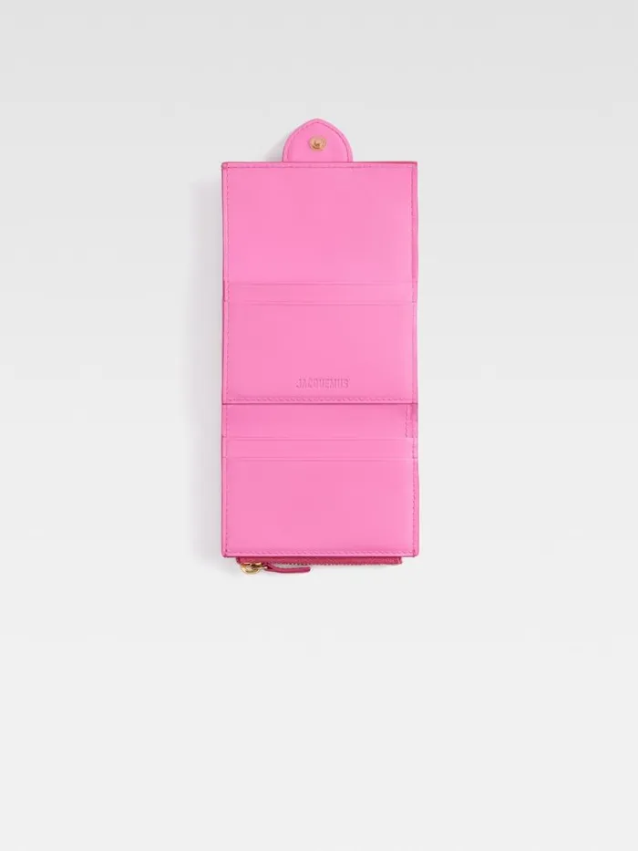 The Bambino Wallet Neon Pink WomenMen JACQUEMUS Small Leather Goods The Bambino Wallet Neon Pink WomenMen JACQUEMUS Small Leather Goods