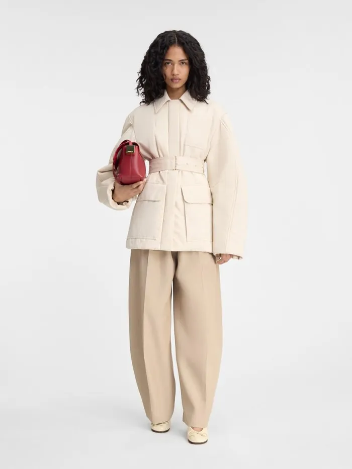 The Bari Jacket Beige Women JACQUEMUS Coats and Jackets